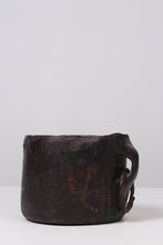 Load image into Gallery viewer, dark Brown real antique wooden Planter 8&quot;x7&quot; - GS Productions
