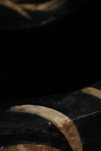 Load image into Gallery viewer, Black, gold &amp; off white turkish artisan Piece 10&quot;x27&quot; - GS Productions
