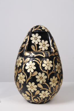 Black, gold & off white turkish artisan Piece 10