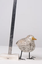 Load image into Gallery viewer, Weathered White Bird Decoration Piece 5&quot;x9&quot; - GS Productions
