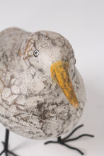 Load image into Gallery viewer, Weathered White Bird Decoration Piece 5&quot;x9&quot; - GS Productions
