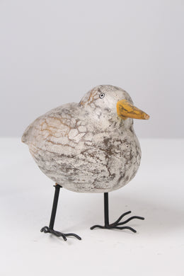 Weathered White Bird Decoration Piece 5