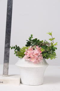 White Decoration Planter 3"x8" - GS Productions