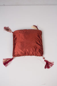 Red Silk Cushion 1.5' x 1.5'ft - GS Productions