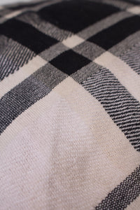 Black & Off-white Cushion 1.5' x 1.5'ft - GS Productions