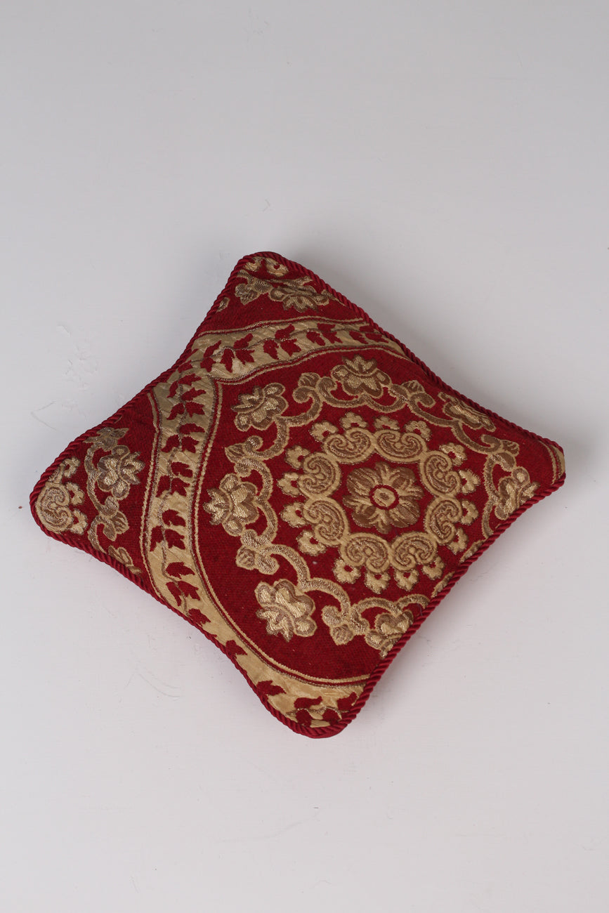Red & Golden Cushion 1.5' x 1.5'ft - GS Productions