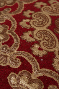 Red & Golden Cushion 1.5' x 1.5'ft - GS Productions