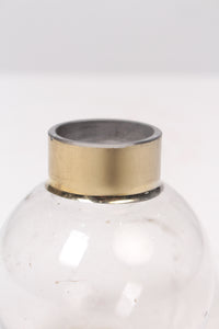 Set of 2 Silver & Glass Delicate Vase - GS Productions