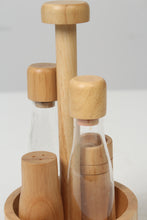 Load image into Gallery viewer, Brown &amp; Transparent Spice shakers/ Bottles Set - GS Productions
