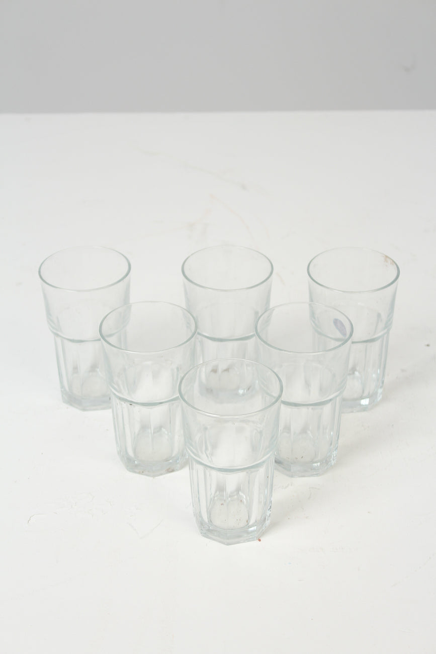 Set of 6 Transparent Glasses 3