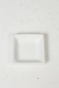 White bone china Serving platter, Cup, saucers - GS Productions