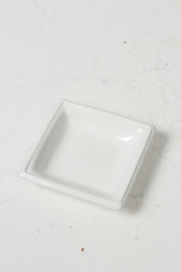 White bone china Serving platter, Cup, saucers - GS Productions