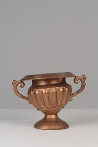 Golden urn / planter / decoration piece 06" x 9.5" - GS Productions