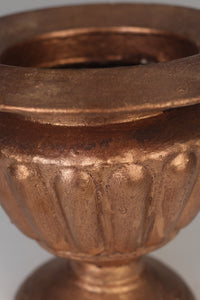 Golden urn / planter / decoration piece 06" x 9.5" - GS Productions