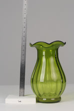 Load image into Gallery viewer, Green glass vase 13&quot; - GS Productions
