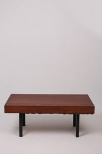 Brown & Black Wooden Coffee Table 3.25' x 1.5'ft - GS Productions