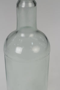 White Transparent Decorative 11" Bottle - GS Productions