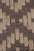 Load image into Gallery viewer, Set of 2 Black &amp; Beige Weaved Stools 1.25&#39; x 1&#39;ft - GS Productions
