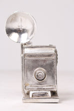 Load image into Gallery viewer, Silver Vintage Camera Decoration Piece 3&quot; x 8&#39; - GS Productions
