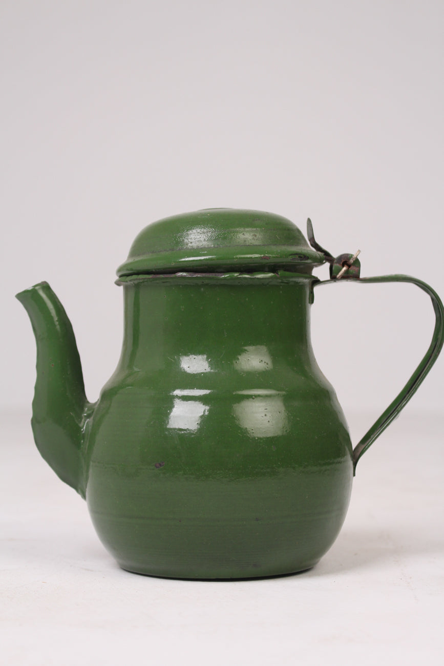 Green Metal Tea Pot/Dhaaba Kettle 8