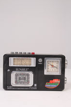 Load image into Gallery viewer, Black Old Radio &amp; Cassette Recorder 9&quot; x 5&quot; - GS Productions
