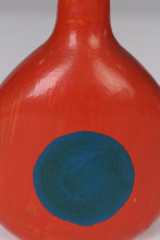 Load image into Gallery viewer, Red &amp; blue painted glass bottle  11&quot; - GS Productions
