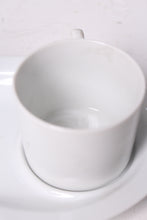 Load image into Gallery viewer, White Bone China Unique Cup &amp; Saucer - GS Productions
