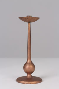 Set of 2 copper gold  candle stand 12" - GS Productions
