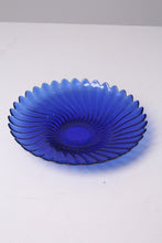 Load image into Gallery viewer, Blue Glass Serving/Decorative Plate 12&quot; x12&quot; - GS Productions
