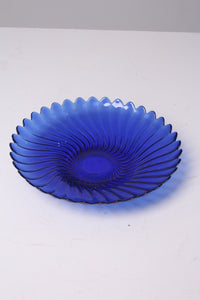 Blue Glass Serving/Decorative Plate 12" x12" - GS Productions