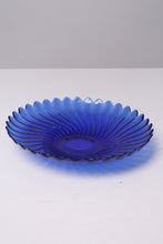 Load image into Gallery viewer, Blue Glass Serving/Decorative Plate 12&quot; x12&quot; - GS Productions
