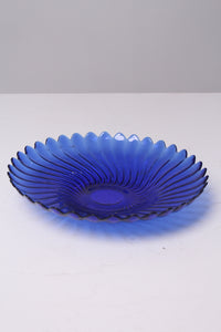 Blue Glass Serving/Decorative Plate 12" x12" - GS Productions