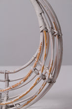 Load image into Gallery viewer, Weathered White Cane Fruit/Flowers Basket - GS Productions
