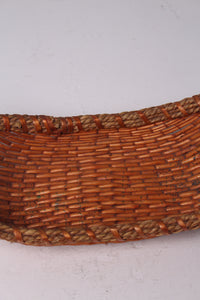 Orange Fruit/ Decorative straw Basket 7" x 15" - GS Productions