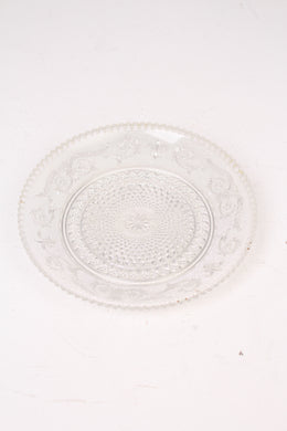 Transparent Glass Traditional Serving Plate - GS Productions