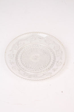 Transparent Glass Traditional Serving Plate - GS Productions