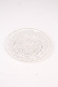 Transparent Glass Traditional Serving Plate - GS Productions