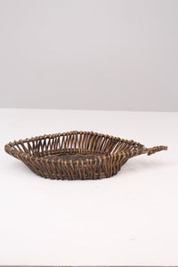 Brown Cane Fruit/Decorative Basket 10" x 22" - GS Productions