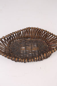 Brown Cane Fruit/Decorative Basket 10" x 22" - GS Productions