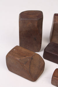 Brown Wooden Abstract Shaped Blocks (10 Pieces) - GS Productions