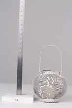 Load image into Gallery viewer, Set of 5 Weathered white candle lanterns 07&quot;&amp; 8&quot; - GS Productions
