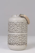 Load image into Gallery viewer, White candle lantern 09&quot; - GS Productions
