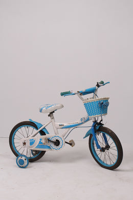 Blue & White Kid's Bicycle - GS Productions