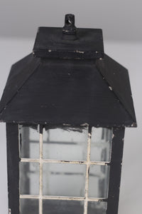 Black candle lantern 7" x 12" - GS Productions