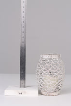 Load image into Gallery viewer, Set of 5 Weathered white candle lanterns 07&quot;&amp; 8&quot; - GS Productions
