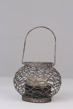 Load image into Gallery viewer, Set of 3 grey candle lanterns  06&quot;&amp; 08&quot; - GS Productions
