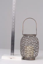 Load image into Gallery viewer, Set of 3 grey candle lanterns  06&quot;&amp; 08&quot; - GS Productions
