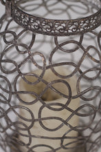 Load image into Gallery viewer, Set of 3 grey candle lanterns  06&quot;&amp; 08&quot; - GS Productions
