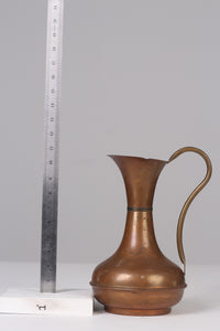 Copper antique flagon / suraahi   04"x 11" - GS Productions
