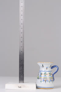 White & Blue unique jug/vase/decoration piece  06" - GS Productions